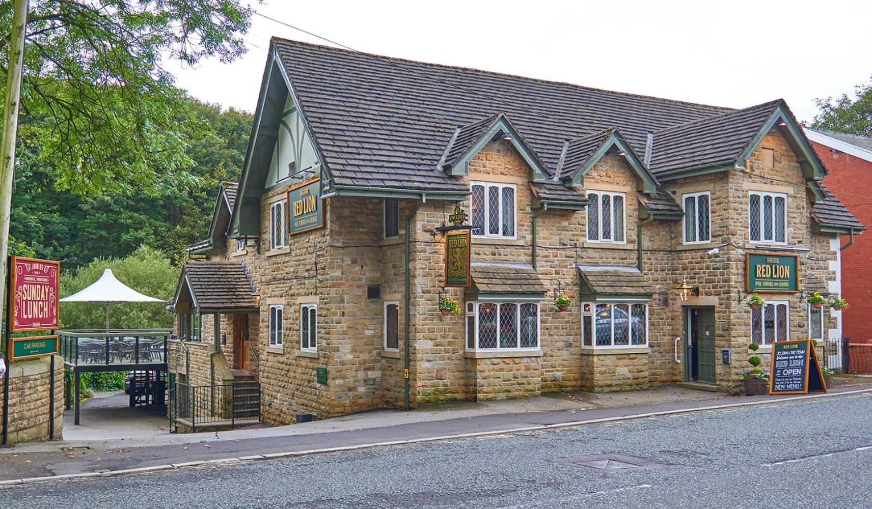 The Red Lion Hawkshaw Hotel Bury  Exterior foto